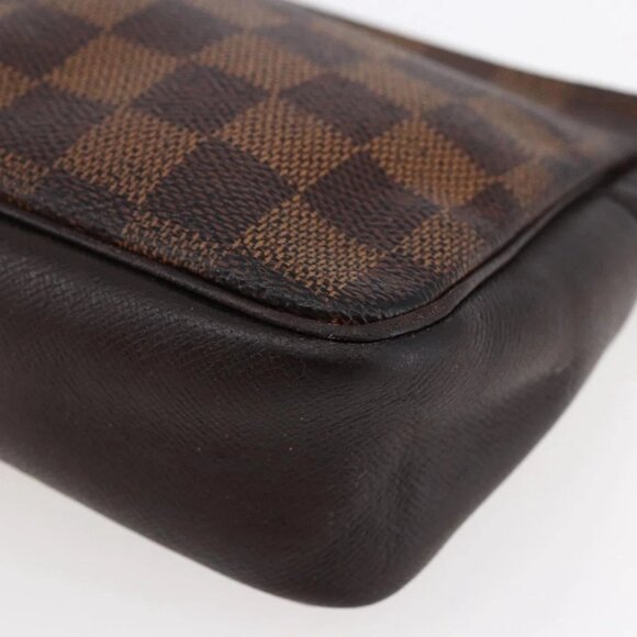 LOUIS VUITTON Damier Ebene Trousse makeup Pouch - Picture 10 of 16
